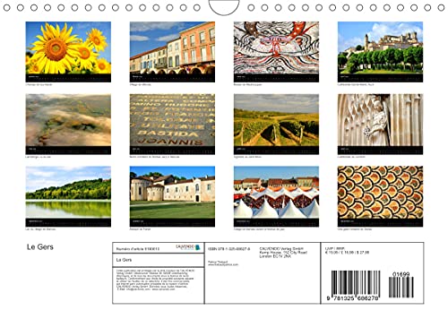 Le Gers (Calendrier mural 2022 DIN A4 horizontal): Paysage et patrimoine du Gers (Calendrier mensuel, 14 Pages )