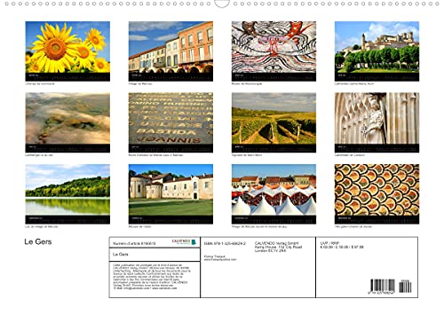 Le Gers (Premium, hochwertiger DIN A2 Wandkalender 2022, Kunstdruck in Hochglanz): Paysage et patrimoine du Gers (Calendrier mensuel, 14 Pages )