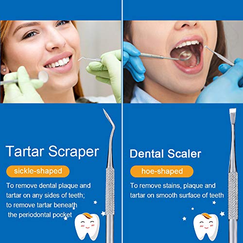 Limpiador de Lengua, limpieza dental kit dientes dentales que blanquea Kit de Blanqueamiento de Dientes Mantener la Boca Fresca 7PCS