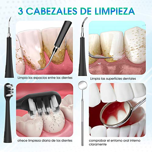 Limpieza Dental de Limpieza Blanquea Kit de Limpieza Bucal Kit de Limpiador Dental de quita Obstinado Manchas Dientes