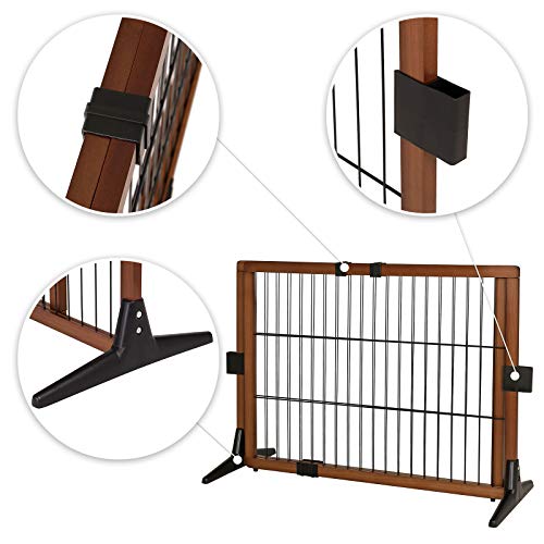 lionto by dibea Barrera perros seguridad perros protección escalera cachorros Altura 70 cm