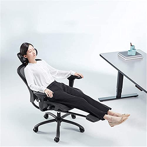 LIUBINGER Silla de Oficina Silla de Oficina reclinable Multifuncional Silla de computadora Silla de Juego Silla de Silla Asiento Cervical Piel de rotación ergonómica Mesa y Silla
