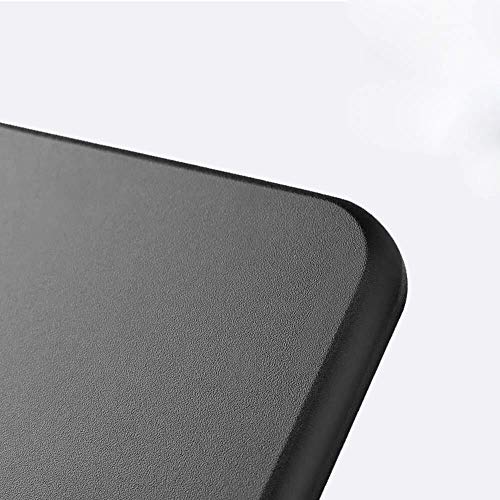 LIUSHENGFUBH Silla Ducha Mayores Negro Escritorio Derecho, Ajustable en Altura X-bipedestador Escritorio con Ranura de teléfono, con el apoyabrazos, 80 * 55 * 6-41cm