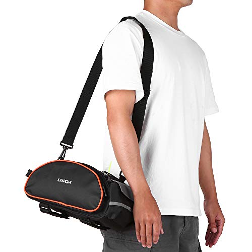Lixada Bolsa Trasera para Bicicleta Multifuncional Bolsa de Asiento Trasero Bolsa de Hombro para Ciclismo al Aire Libre