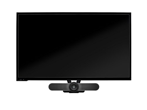 Logitech Pieza de Montaje en TV para Sistema de Cámara para Conferencias MeetUp, Estándar VESA, PC/Mac/Portátil/Macbook/Tablet, Color Negro
