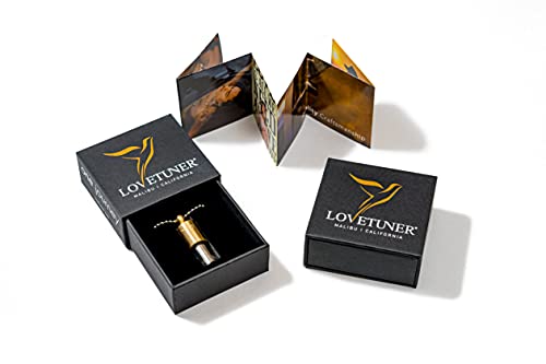 LOVETUNER Collar de afinación de meditación 528 hz Frecuencia del amor | Dispositivo de atención plena para aliviar la ansiedad y el estrés (Cadena de bolas roja)