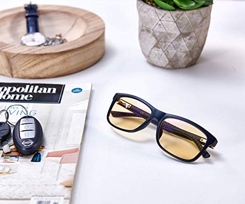 Lumin - Gafas de conducción nocturna SHIFT – Para lluvia, niebla y conducción nocturna – Seguridad en carretera – Protección UVA y UVB – Reduce la fatiga ocular y el dolor de cabeza – Estilo unisex