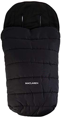 Maclaren saco de pies universal para carrito de bebé , Con suave forro polar que añade un acolchado adicional al asiento, Para todos los carritos de bebé tipo paraguas de Maclaren y de otras marcas