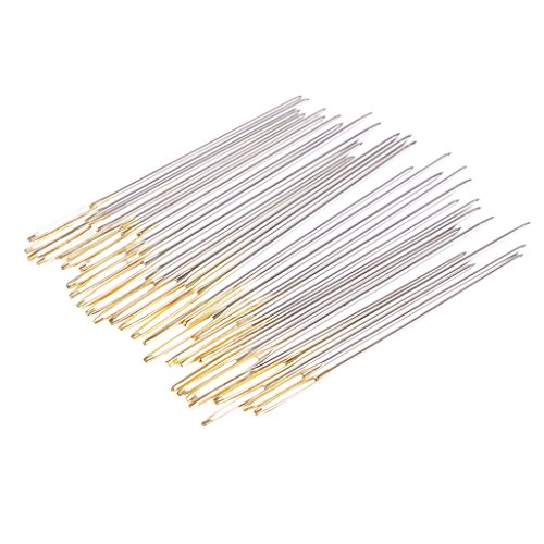 MagiDeal 30 Unids Pines Bordado A Mano Ojo Grande Tamaño 22 24 26 Punto de Cruz Costura Sastre
