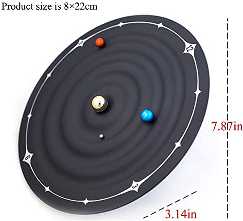 Makeupart Reloj Creativo Galaxy,Reloj De Pared Magnético,Estrella Confusa,Personalidad Muda,Arte,Universo,Planeta,Reloj De Pared for El Hogar,Jardín De Infantes
