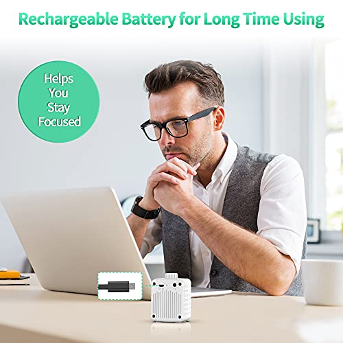 Máquina ruido blanco bebés, White Noise Machine para dormir bebés adultos, Fansben Super Mini Maquina de ruido blanco con 13 sonidos relajantes, volumen ajustable para viajes en casa y oficina