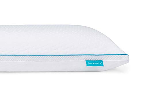 MARMOTA - Almohada Original de Viscoelástica Exclusiva, Adaptable y Envolvente - Pack de 2 Unidades de 70 x 35 x 14 cm
