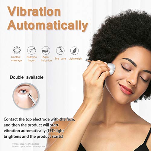 Masajeador Facial,Dispositivo de Masaje,Facial Aparato Radiofrecuencia, LED, Antiarrugas, Anti-envejecimiento, Rejuvenecimiento, Limpieza Profunda