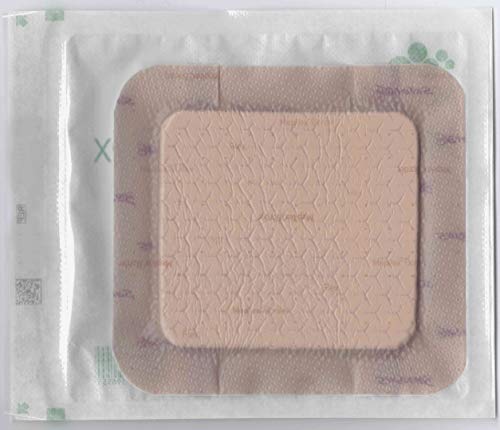 Mepilex Border Flex - Cuadrado 14 x 15 cm (Caja de 16 apósitos hidrocelulares Safetac)
