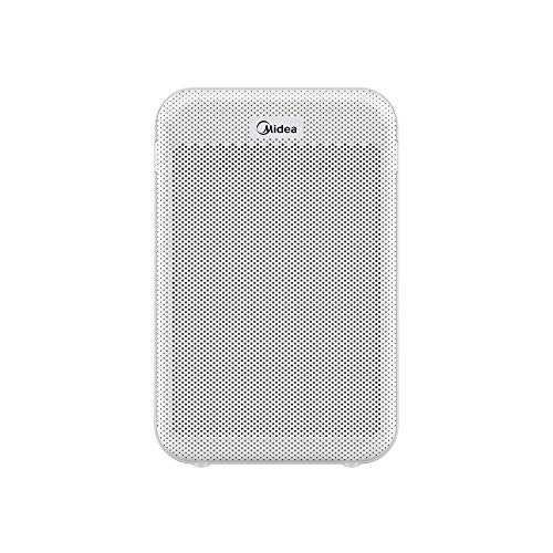 Midea KJ350G-S1 Purificador de Aire interior, Filtro HEPA, Elimina hasta el 99,9% de las partículas, Silencioso, Indicador de calidad del aire, Modo nocturno, Temporizador