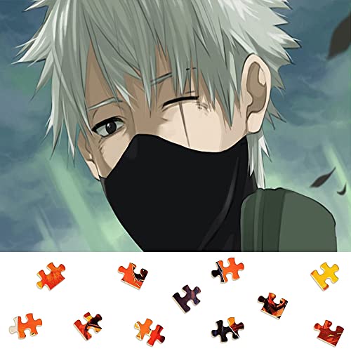 Mini rompecabezas para adultos 1000 piezas Naruto para adultos y niños, regalos significativos (75 x 50 cm)