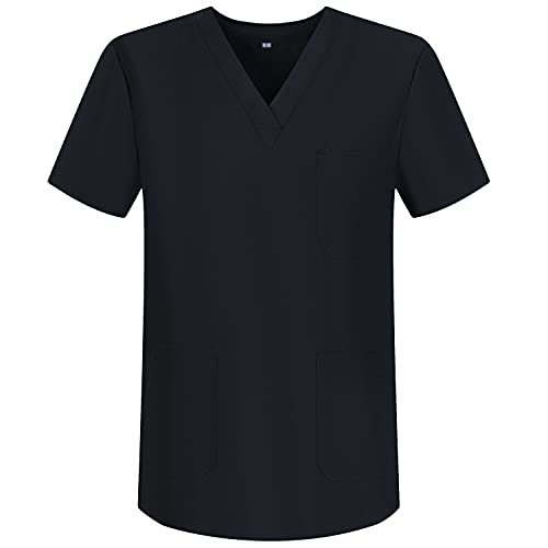 MISEMIYA - Casaca Y PANTALÓN Sanitarios Unisex Uniformes Sanitarios MÉDICOS Conjuntos Sanitarios 8178 - M, Negro