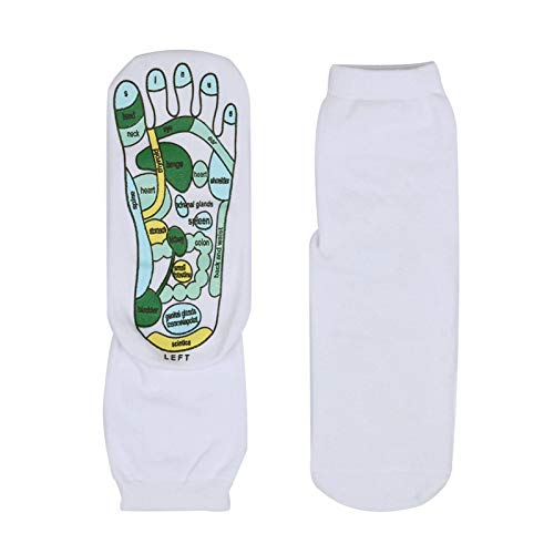 mlloaayo Calcetines Gráficos De Acupuntura Calcetines De Masaje De Reflexología Calcetines De Masaje De Acupuntura Calcetines Auxiliares De Masaje De Pies Calcetines Gráficos