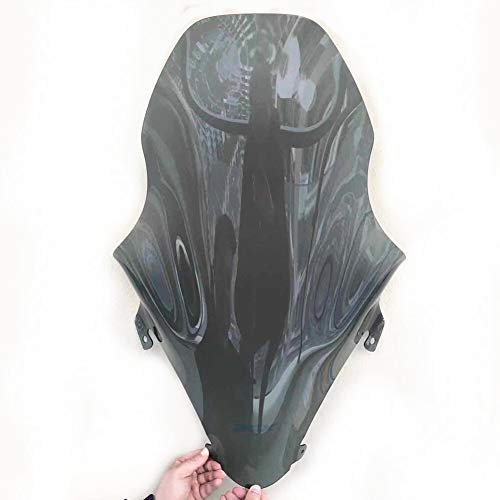 Modificado PCX Parabrisas de la Motocicleta Scooter de Parabrisas Parabrisas Bordo DERIVABRISAS for Honda PCX 125 PCX125 150 2018 2019 Accesorios de Moto Deflectores de Viento (Color : Smoke 71CM)