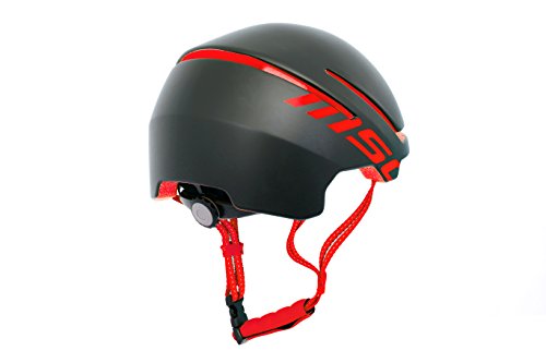 MSC Bikes DIRT118SMBKRD Casco de Ciclismo modalidad Dirt, Negro y Rojo, S/M