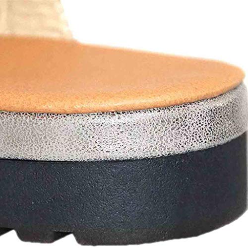Mujeres Bunion Corrector Platform Sandal Comfy Casual Toe Correction Sandalias De Plataforma Juanete Corrector Ortesis Sandalias del Dedo del,Oro,36