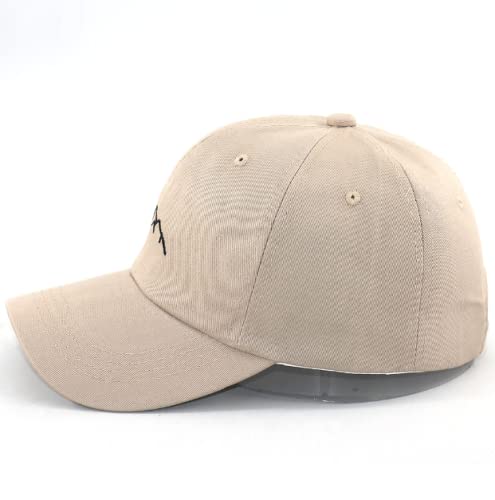 NA Gorra de Beisbol Gorra De Béisbol Bordada Cordillera Gorra De Béisbol Gorra Deportiva Informal para Hombre Y Mujer para Senderismo Sombreros Curvos para Papá