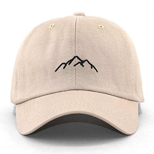 NA Gorra de Beisbol Gorra De Béisbol Bordada Cordillera Gorra De Béisbol Gorra Deportiva Informal para Hombre Y Mujer para Senderismo Sombreros Curvos para Papá