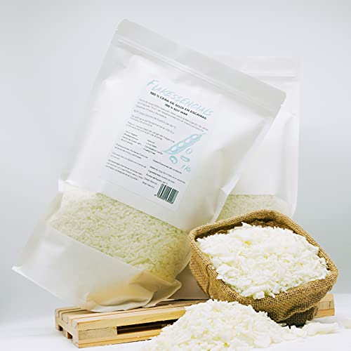Natuterrals Flakessentials - Cera de Soja en Escamas para Velas 100% Eco (2 KG)