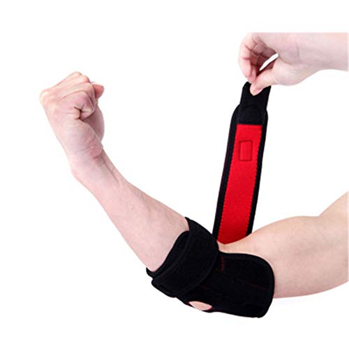 NAXIAOTIAO Ligero y Transpirable Ayuda del Codo, Ayudar a Tratar la tendinitis del Codo de Movimiento de Primavera Pad 1 Pack
