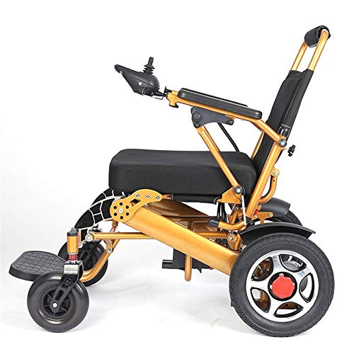 NBLD Patinete eléctrico de Cuatro Ruedas para Ancianos discapacitados, Andador eléctrico para Ancianos discapacitados, Silla de Ruedas eléctrica Plegable automática Inteligente