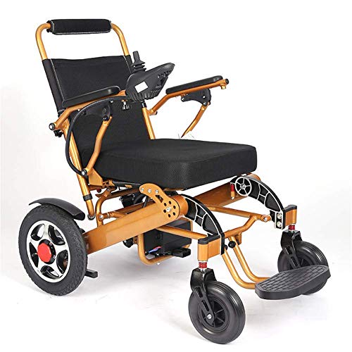 NBLD Patinete eléctrico de Cuatro Ruedas para Ancianos discapacitados, Andador eléctrico para Ancianos discapacitados, Silla de Ruedas eléctrica Plegable automática Inteligente