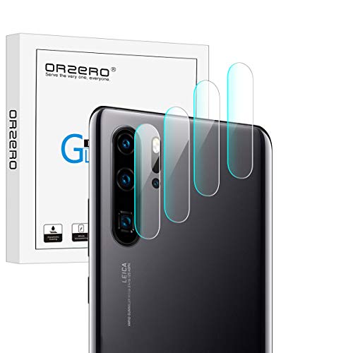 NEWZEROL 4 Pcs para Huawei P30 Pro 2.5D Cámara de Borde de Arco Película de Vidrio 9 Dureza Protector de Pantalla de Cristal Templado de Alta definición para Huawei P30 Pro-Transparente