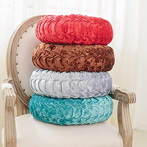 NGHSDO Cojin Hemorroides Silla Redonda Cojín de algodón PP Calabaza Asiento del cojín de la Patio Inicio Alquiler Oficina Suelo Almohada de inserción de Relleno de Espuma de Memoria Tatami Cojín 68