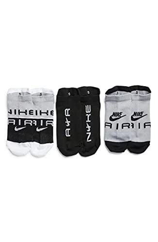 NIKE Air Everyday Plus Lightweight Socks, Women's, Multi-Color, M