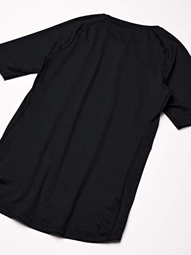 NIKE M NP Top SS Tight T-Shirt, Hombre, Black/White, S