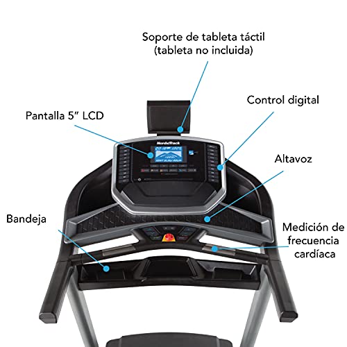 Nordictrack Cinta de Correr Unisex para Adultos S20, Color Negro, Talla única