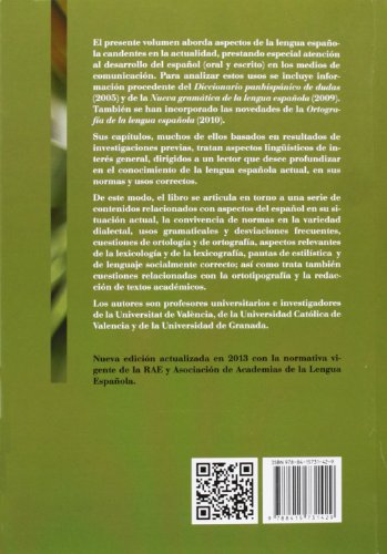 Normas y usos correctos en el español actual (Prosopopeya Manuales)