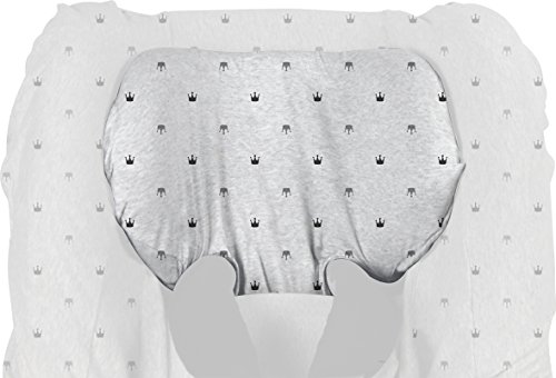 Original DOOKY ** Funda Universal 2en1 ** para Silla de Coche Grupo 1 + Maxi Cosi Tobi, Römer, Cybex etc. (Grey Crowns)