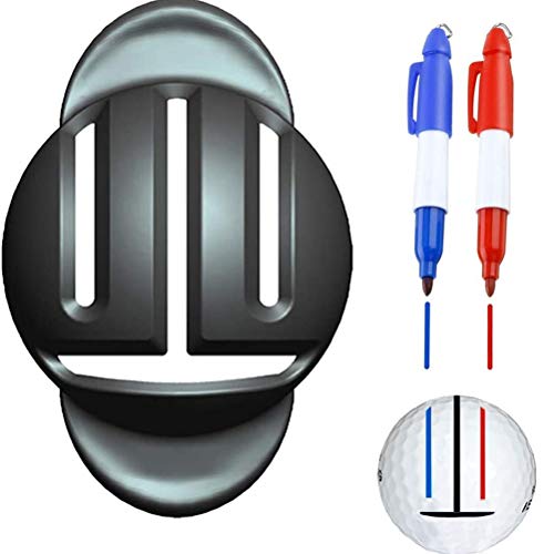 Oyria Línea de línea de Pelota de Golf Herramienta de Marcado de Pelota Herramienta de alineación y rotulador de Pelota de Golf Herramienta de alineación de Putt de Golf para Accesorios de Golf