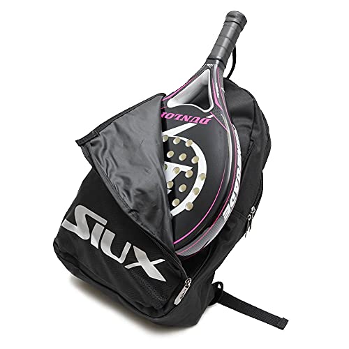 Pala de Padel Dunlop Renegade Soft + Bandolera Siux / Mejores Palas y Raquetas de Pádel para Hombre Mujer niño y niña / Palas Raquetas de Alto Control y Marco de Carbono