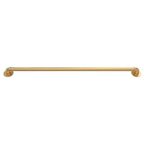 Pasamanos de Escalera Oro Hierro Forjado Pasamanos De Escalera para Pasos Interiores Al Aire Libre, Metal Montaje En Pared Antideslizante Asidero (Size : 55cm/1.8ft)