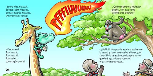 Pascual el Dragón descubre África (tapa blanda): Libro para conocer otras culturas y ayudar a los demás: primeras lecturas en letra de imprenta: ... descubre el mundo en letra de imprenta)