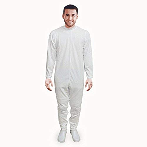 Pijama antipañal de punto (invierno), manga y pierna corta talla XL