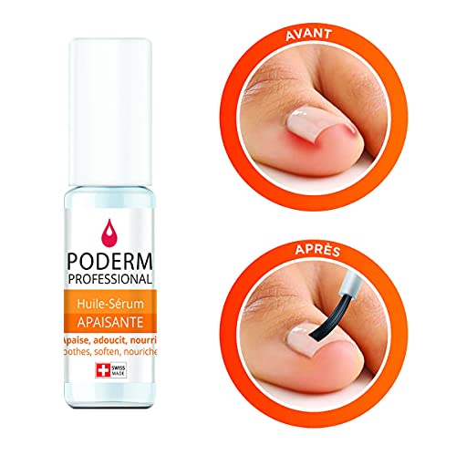 PODERM - UÑAS ENCARNADAS E INCRUSTADAS | Tratamiento con plantas aliviadoras, emolientes, nutritivas y revitalizantes | Cuidado profesional pie/mano | Fácil & rápido | Hecho en Suiza