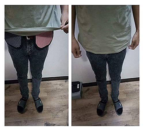 Portátil de drenaje de la incontinencia urinaria bolsas dispositivo de fijación, for ostomía Bolsas ajustable del sostenedor de la correa impermeable de la bolsa de mensajero de la hebilla con velcro