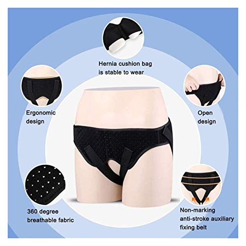 Protección, a prueba de polvo Hernia Cinturones, hernia inguinal apoyo for hombres y mujer médico del guardia de la hernia inguinal braguero Con 2 desprendible de compresión fácil de limpiar y durader