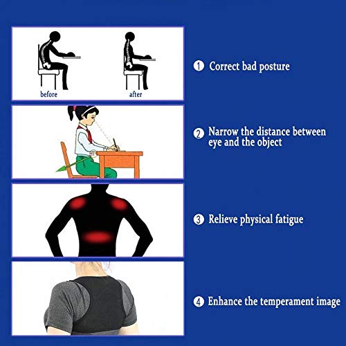 Protecciones de hombros Corrector de postura Atrás Soporte de clavícula y hombro Aliviar el dolor Mejorar la cifosis torácica para las mujeres