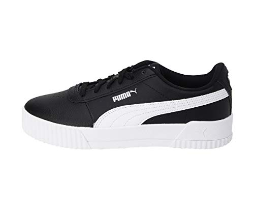 PUMA Carina L, Zapatillas Bajas Mujer, Negro (Black/White/White), 40 EU