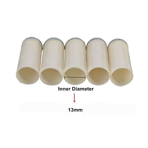 Puntas de repuesto de billar de piscina de 20 piezas de 13 mm,Barra de fregado con punta de piscina deslizable Tapa de billar Tapa de la cabeza Cabezal protector Accesorio de billar / taco de piscina