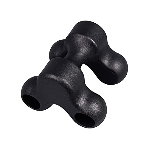 QAVILFLY Almohada de tracción de cuello cervical, herramienta de liberación occipital, relajante de cuello y hombro, corrector de curvatura de columna cervical para liberación de migrañas (negro)